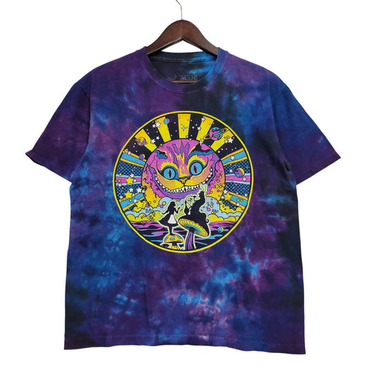 【中古品】【メンズ】 LIQUID BLUE リキッドブルー ALICE IN WONDERLAND SILHOUETTE S/S TEE TIE-DYE アリスインワンダーランド 半袖 Tシャツ 146-260522-ka-02-izu サイズ：S カラー：マルチ 万代Net店