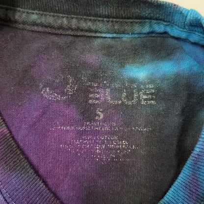 【中古品】【メンズ】 LIQUID BLUE リキッドブルー ALICE IN WONDERLAND SILHOUETTE S/S TEE TIE-DYE アリスインワンダーランド 半袖 Tシャツ 146-260522-ka-02-izu サイズ：S カラー：マルチ 万代Net店