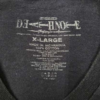 【中古品】【メンズ】 DEATH NOTE デスノート 00S 弥 海砂 ミサミサ PRINT SS TEE プリント ショートスリーブ ティー トップス 半袖 146-260511-cs-19-izu サイズ：XL カラー：ブラック 万代Net店