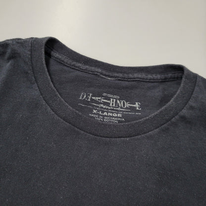 【中古品】【メンズ】 DEATH NOTE デスノート 00S 弥 海砂 ミサミサ PRINT SS TEE プリント ショートスリーブ ティー トップス 半袖 146-260511-cs-19-izu サイズ：XL カラー：ブラック 万代Net店
