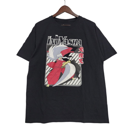 【中古品】【メンズ】 USED INUYASHA 犬夜叉 2009 00S PRINT S/S TEE プリント ショートスリーブ Tシャツ 半袖 146-260522-as-28-izu サイズ：L カラー：ブラック 万代Net店