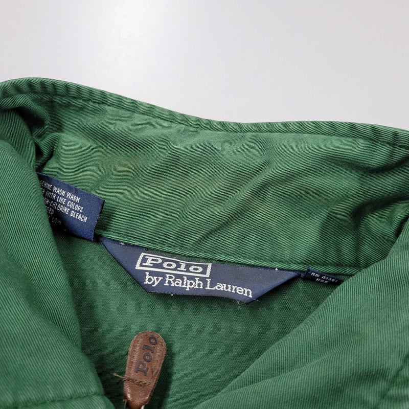 【中古品】【メンズ】 POLO BY RALPH LAUREN ポロバイラルフローレン 三角タグ タイ製 SWING TOP スウィングトップ アウター 146-260509-cs-19-izu サイズ：XXL カラー：グリーン 万代Net店