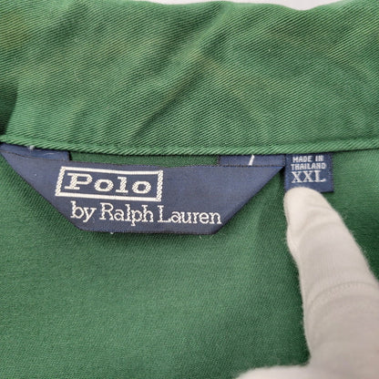 【中古品】【メンズ】 POLO BY RALPH LAUREN ポロバイラルフローレン 三角タグ タイ製 SWING TOP スウィングトップ アウター 146-260509-cs-19-izu サイズ：XXL カラー：グリーン 万代Net店