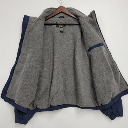 【中古品】【メンズ】 Eddie Bauer エディー・バウアー WARMUP JACKET ウォームアップジャケット アウター 144-260522-as-23-izu サイズ：XL カラー：ネイビー 万代Net店