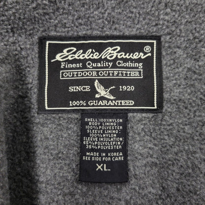 【中古品】【メンズ】 Eddie Bauer エディー・バウアー WARMUP JACKET ウォームアップジャケット アウター 144-260522-as-23-izu サイズ：XL カラー：ネイビー 万代Net店