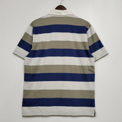 【中古品】【メンズ】 NIKE ナイキ BORDER S/S POLO SHIRT ボーダー 半袖 ポロシャツ 146-260801-as-23-izu サイズ：L カラー：マルチカラー 万代Net店
