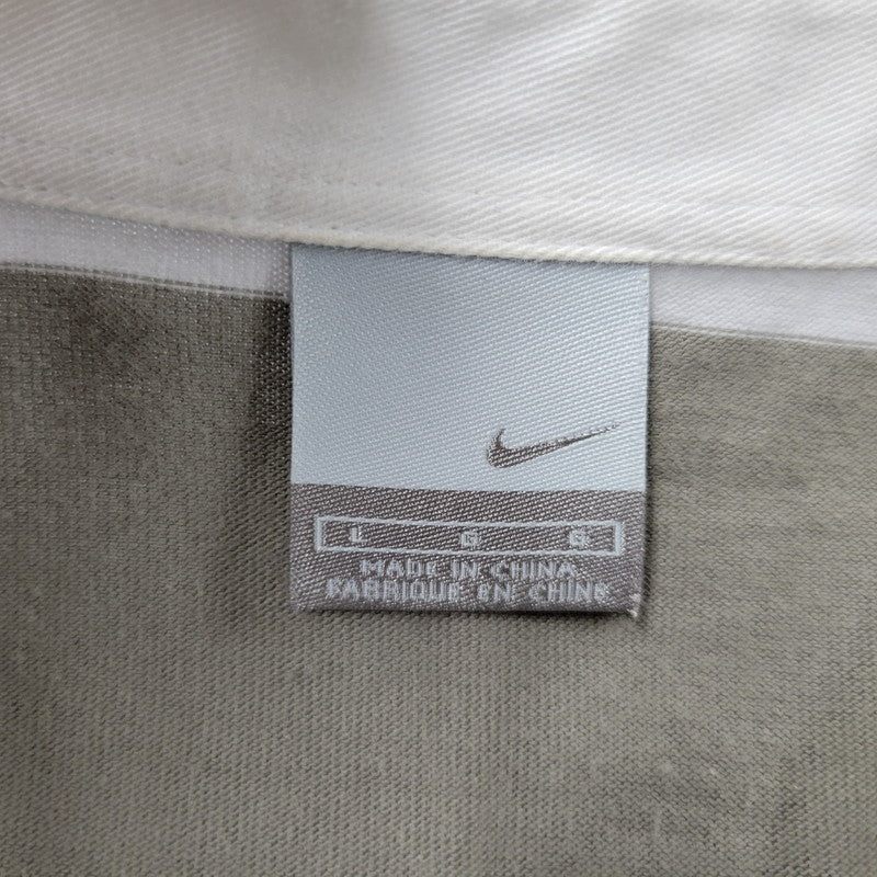 【中古品】【メンズ】 NIKE ナイキ BORDER S/S POLO SHIRT ボーダー 半袖 ポロシャツ 146-260801-as-23-izu サイズ：L カラー：マルチカラー 万代Net店