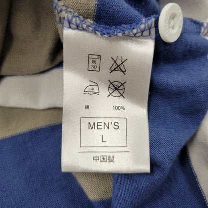 【中古品】【メンズ】 NIKE ナイキ BORDER S/S POLO SHIRT ボーダー 半袖 ポロシャツ 146-260801-as-23-izu サイズ：L カラー：マルチカラー 万代Net店