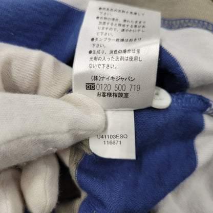 【中古品】【メンズ】 NIKE ナイキ BORDER S/S POLO SHIRT ボーダー 半袖 ポロシャツ 146-260801-as-23-izu サイズ：L カラー：マルチカラー 万代Net店