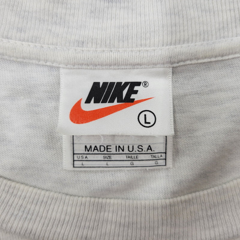 【中古品】【メンズ】 OLD NIKE オールドナイキ ACG LOGO S/S TEE ロゴ 刺繍 ショートスリーブ Tシャツ 白タグ USA製 半袖 146-260522-as-29-izu サイズ：L カラー：ホワイト系 万代Net店
