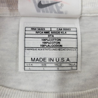 【中古品】【メンズ】 OLD NIKE オールドナイキ ACG LOGO S/S TEE ロゴ 刺繍 ショートスリーブ Tシャツ 白タグ USA製 半袖 146-260522-as-29-izu サイズ：L カラー：ホワイト系 万代Net店