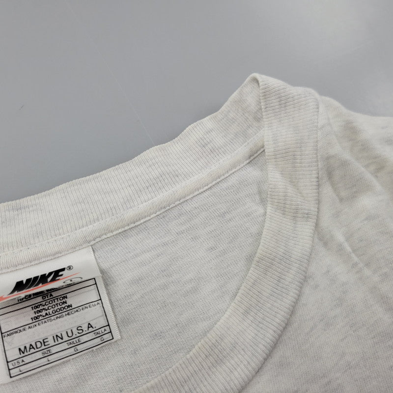 【中古品】【メンズ】 OLD NIKE オールドナイキ ACG LOGO S/S TEE ロゴ 刺繍 ショートスリーブ Tシャツ 白タグ USA製 半袖 146-260522-as-29-izu サイズ：L カラー：ホワイト系 万代Net店