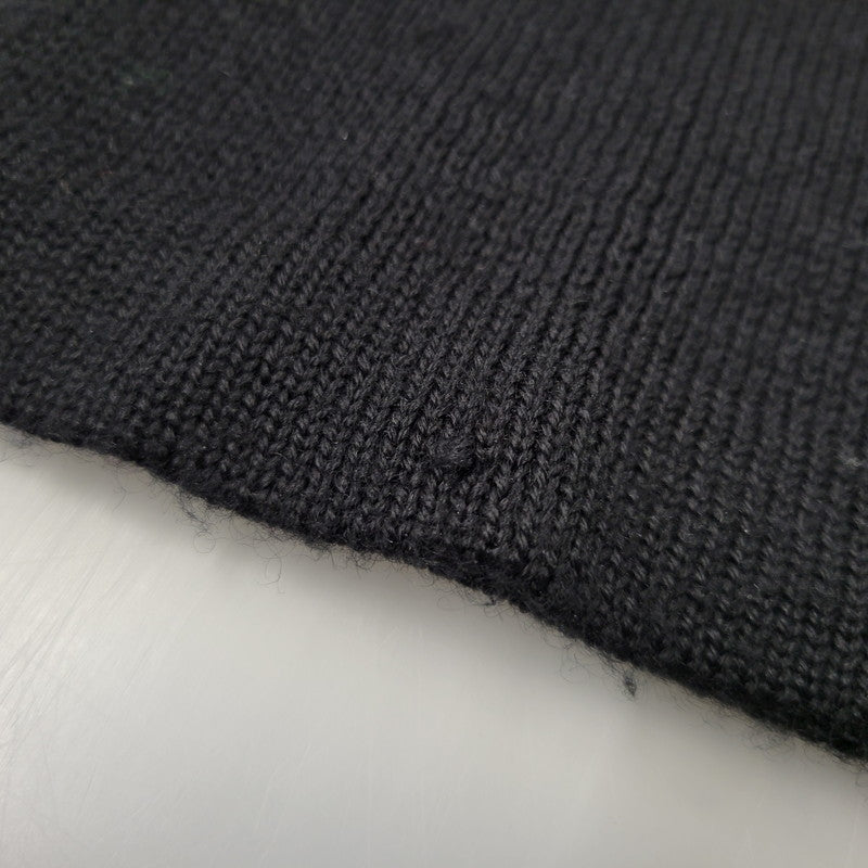 【中古品】【メンズ】 OLD STUSSY オールドステューシー S80 紺タグ 90-00S FRONT LINE KNIT フロント ライン ニット トップス 長袖 142-260511-cs-11-izu サイズ：L カラー：ブラック 万代Net店