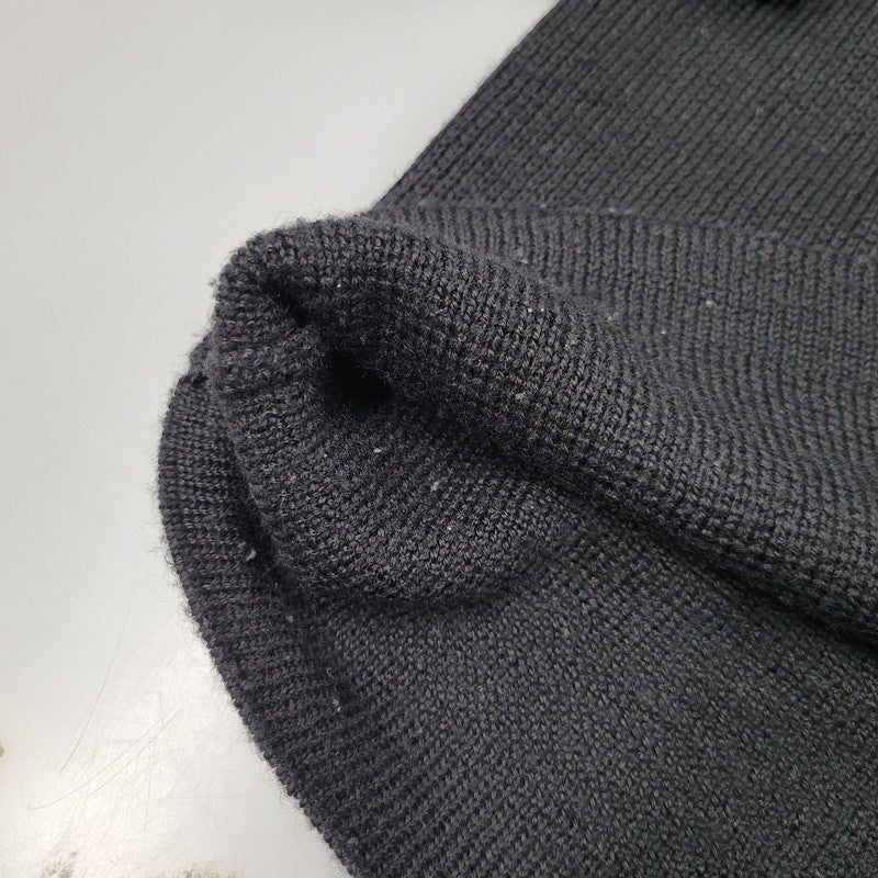 【中古品】【メンズ】 OLD STUSSY オールドステューシー S80 紺タグ 90-00S FRONT LINE KNIT フロント ライン ニット トップス 長袖 142-260511-cs-11-izu サイズ：L カラー：ブラック 万代Net店