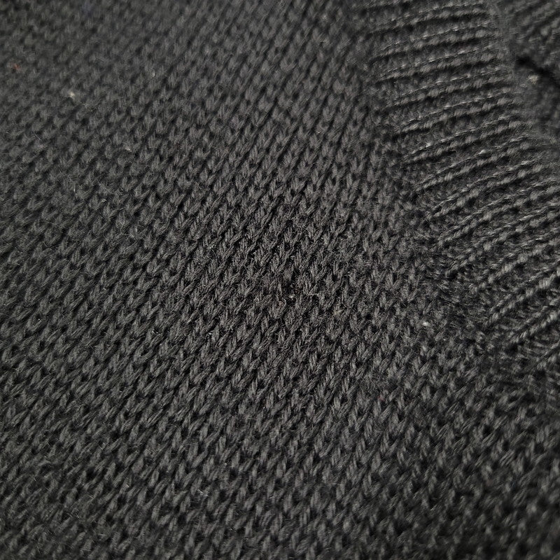 【中古品】【メンズ】 OLD STUSSY オールドステューシー S80 紺タグ 90-00S FRONT LINE KNIT フロント ライン ニット トップス 長袖 142-260511-cs-11-izu サイズ：L カラー：ブラック 万代Net店