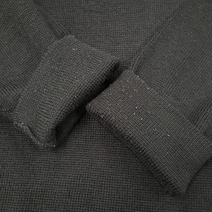 【中古品】【メンズ】 OLD STUSSY オールドステューシー S80 紺タグ 90-00S FRONT LINE KNIT フロント ライン ニット トップス 長袖 142-260511-cs-11-izu サイズ：L カラー：ブラック 万代Net店