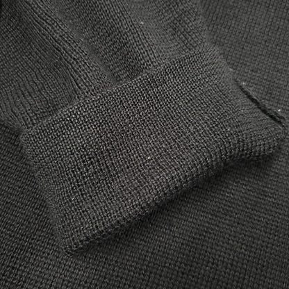 【中古品】【メンズ】 OLD STUSSY オールドステューシー S80 紺タグ 90-00S FRONT LINE KNIT フロント ライン ニット トップス 長袖 142-260511-cs-11-izu サイズ：L カラー：ブラック 万代Net店