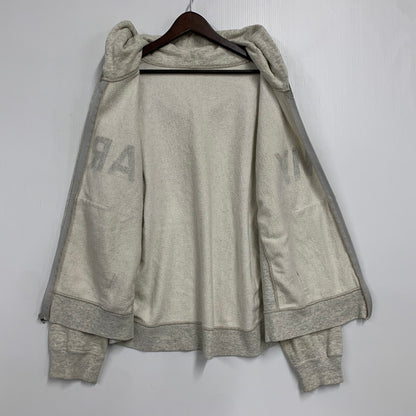 【中古品】【メンズ】 USED ユーズド ロケットTALON タロン ARMY アーミー FULLZIP フルジップ HOODED SWEAT SHIRT フーデッドスウェットシャツ トップス 長袖 146-260521-ya-08-izu サイズ：下記参照 カラー：グレー 万代Net店