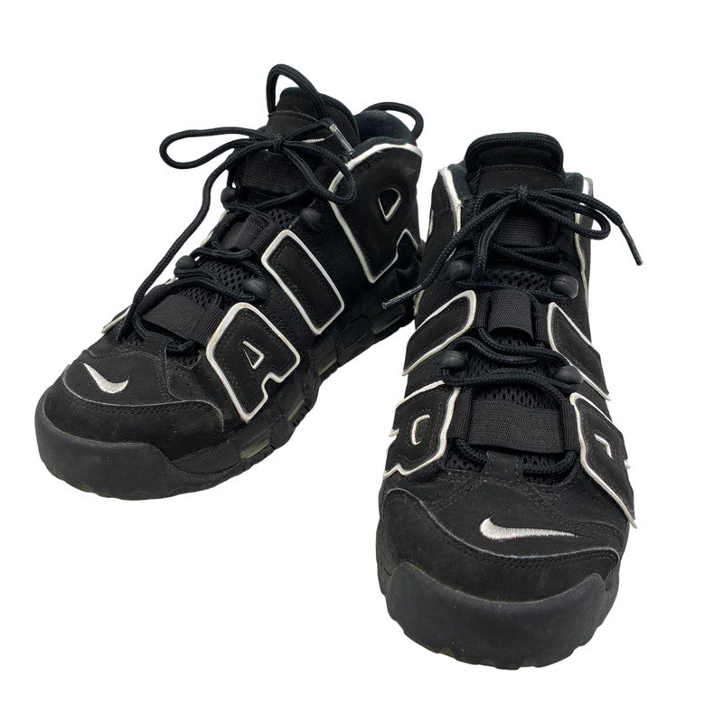 【中古品】【メンズ/レディース】 NIKE ナイキ AIR MORE UPTEMPO 414962-002 エア モアアップテンポ スニーカー シューズ 靴 160-260511-as-16-izu サイズ：25.5cm カラー：BLACK/WHITE-BLACK 万代Net店