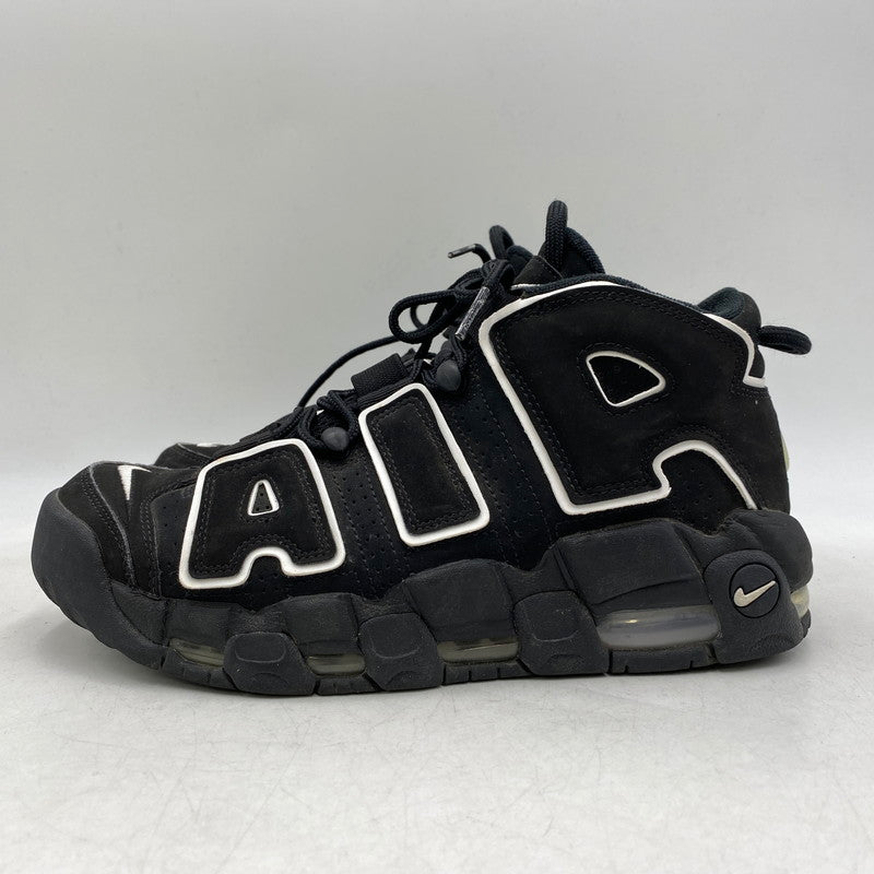 【中古品】【メンズ/レディース】 NIKE ナイキ AIR MORE UPTEMPO 414962-002 エア モアアップテンポ スニーカー シューズ 靴 160-260511-as-16-izu サイズ：25.5cm カラー：BLACK/WHITE-BLACK 万代Net店