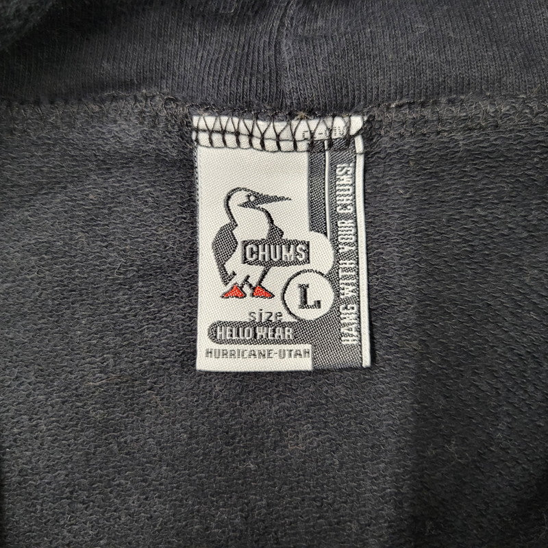 【中古品】【メンズ】 CHUMS×POKEMON チャムス×ポケモン ピカチュウ スウェット パーカー トップス 長袖 144-260509-cs-32-izu サイズ：Ｌ カラー：ブラック 万代Net店