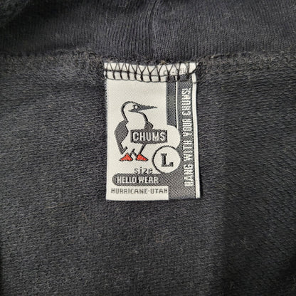 【中古品】【メンズ】 CHUMS×POKEMON チャムス×ポケモン ピカチュウ スウェット パーカー トップス 長袖 144-260509-cs-32-izu サイズ：Ｌ カラー：ブラック 万代Net店
