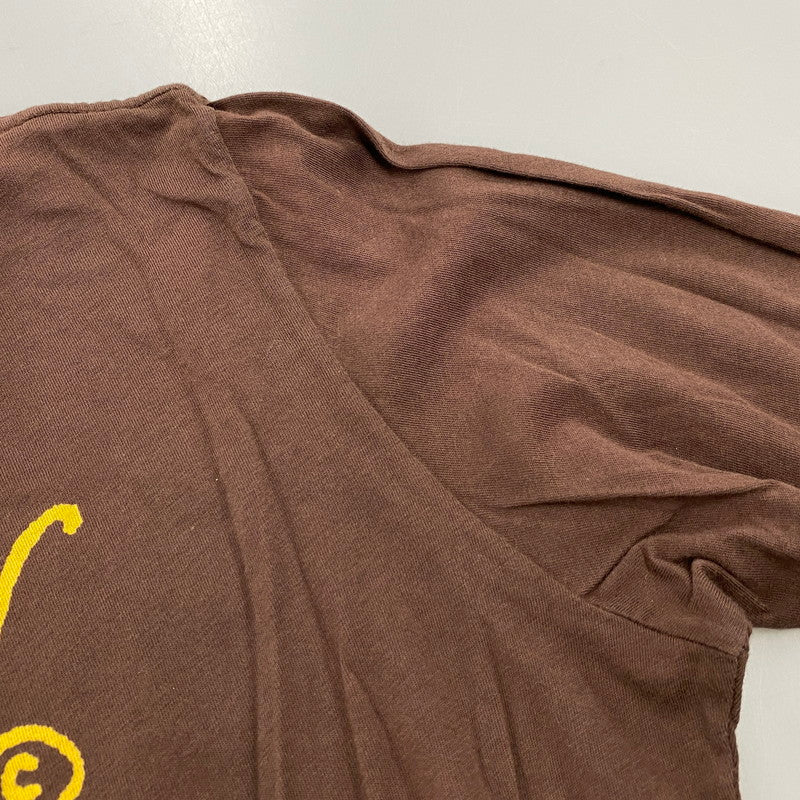 【現状渡し品】【レディース】 ED HARDY エドハーディ TIGERHEAD LS ONE-PIECE タイガーヘッド ロングスリーブ ワンピース 170-260522-cs-02-izu サイズ：L カラー：ブラウン 万代Net店