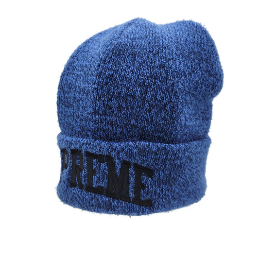 【中古品】【メンズ/レディース】 SUPREME シュプリーム 16AW MELANGE BEANIE メランジ ビーニー 帽子 185-260509-cs-21-izu サイズ：F カラー：ブルー 万代Net店