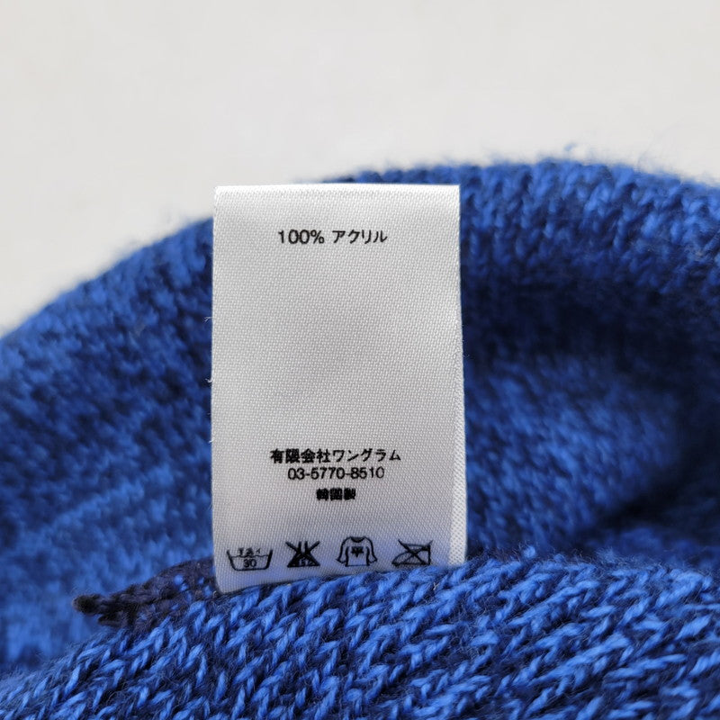 【中古品】【メンズ/レディース】 SUPREME シュプリーム 16AW MELANGE BEANIE メランジ ビーニー 帽子 185-260509-cs-21-izu サイズ：F カラー：ブルー 万代Net店