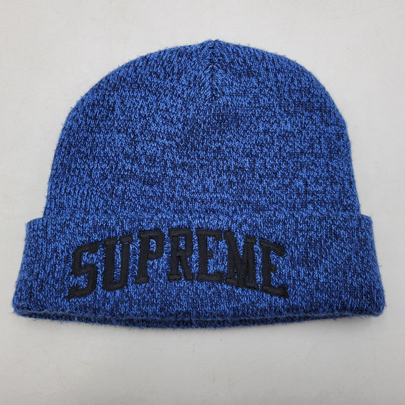 【中古品】【メンズ/レディース】 SUPREME シュプリーム 16AW MELANGE BEANIE メランジ ビーニー 帽子 185-260509-cs-21-izu サイズ：F カラー：ブルー 万代Net店