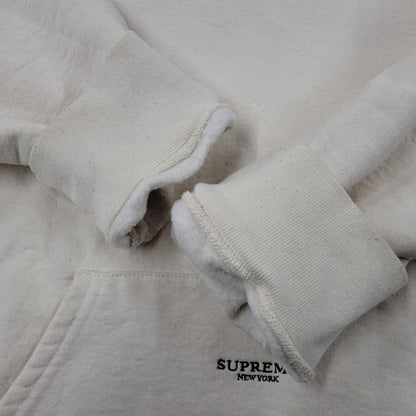 【中古品】【メンズ】 SUPREME シュプリーム 20AW MICRO LOGO HOODED SWEATSHIRT マイクロ ロゴ フーデッド スウェットシャツ トップス 長袖 149-260509-cs-22-izu サイズ：M カラー：ナチュラル 万代Net店