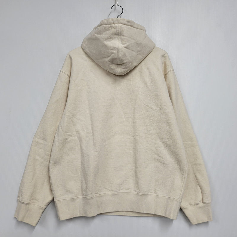 【中古品】【メンズ】 SUPREME シュプリーム 20AW MICRO LOGO HOODED SWEATSHIRT マイクロ ロゴ フーデッド スウェットシャツ トップス 長袖 149-260509-cs-22-izu サイズ：M カラー：ナチュラル 万代Net店