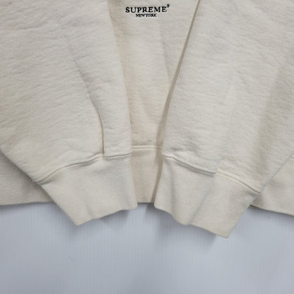 【中古品】【メンズ】 SUPREME シュプリーム 20AW MICRO LOGO HOODED SWEATSHIRT マイクロ ロゴ フーデッド スウェットシャツ トップス 長袖 149-260509-cs-22-izu サイズ：M カラー：ナチュラル 万代Net店