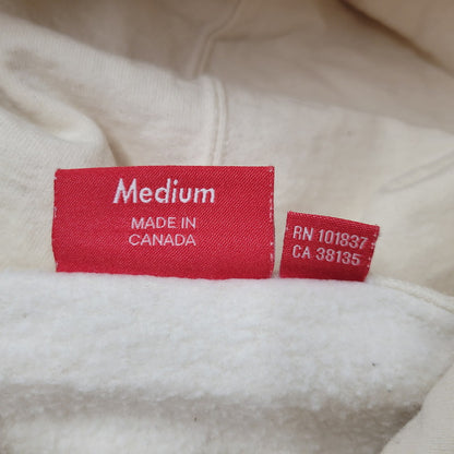 【中古品】【メンズ】 SUPREME シュプリーム 20AW MICRO LOGO HOODED SWEATSHIRT マイクロ ロゴ フーデッド スウェットシャツ トップス 長袖 149-260509-cs-22-izu サイズ：M カラー：ナチュラル 万代Net店