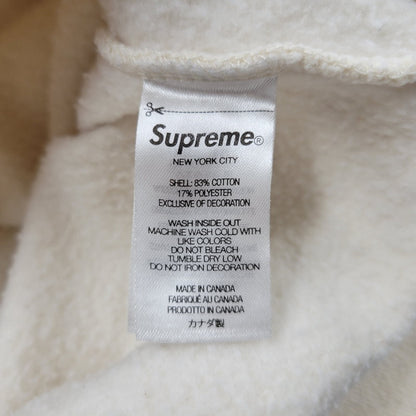 【中古品】【メンズ】 SUPREME シュプリーム 20AW MICRO LOGO HOODED SWEATSHIRT マイクロ ロゴ フーデッド スウェットシャツ トップス 長袖 149-260509-cs-22-izu サイズ：M カラー：ナチュラル 万代Net店