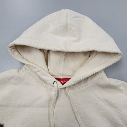 【中古品】【メンズ】 SUPREME シュプリーム 20AW MICRO LOGO HOODED SWEATSHIRT マイクロ ロゴ フーデッド スウェットシャツ トップス 長袖 149-260509-cs-22-izu サイズ：M カラー：ナチュラル 万代Net店