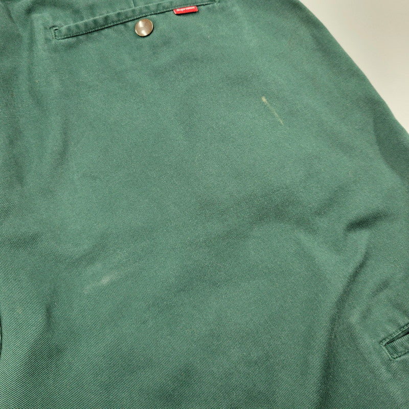 【中古品】【メンズ】 SUPREME シュプリーム WORK PANTS ワーク パンツ ボトムス ズボン 149-260509-cs-24-izu サイズ：34 カラー：グリーン 万代Net店
