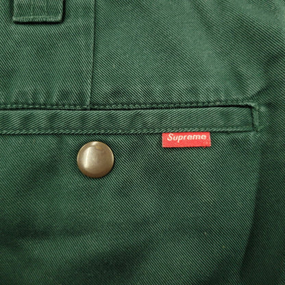 【中古品】【メンズ】 SUPREME シュプリーム WORK PANTS ワーク パンツ ボトムス ズボン 149-260509-cs-24-izu サイズ：34 カラー：グリーン 万代Net店
