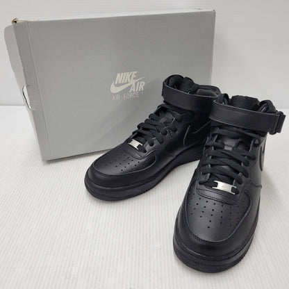 【中古美品】【メンズ】 NIKE ナイキ AIR FORCE 1 MID '07 315123-001 エアフォース 1 ミッド '07 スニーカー シューズ 靴 160-260509-as-22-izu サイズ：27cm カラー：BLACK/BLACK-BLACK 万代Net店