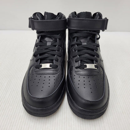 【中古美品】【メンズ】 NIKE ナイキ AIR FORCE 1 MID '07 315123-001 エアフォース 1 ミッド '07 スニーカー シューズ 靴 160-260509-as-22-izu サイズ：27cm カラー：BLACK/BLACK-BLACK 万代Net店