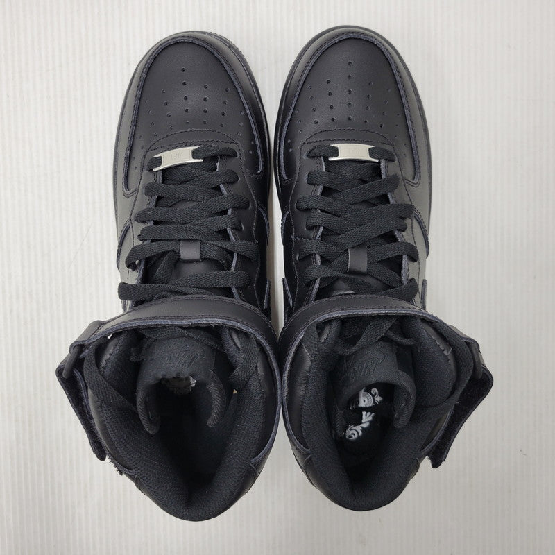 【中古美品】【メンズ】 NIKE ナイキ AIR FORCE 1 MID '07 315123-001 エアフォース 1 ミッド '07 スニーカー シューズ 靴 160-260509-as-22-izu サイズ：27cm カラー：BLACK/BLACK-BLACK 万代Net店