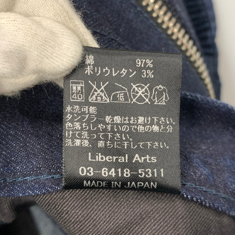 【中古品】【メンズ】 LIBERAL ARTS リベラルアーツ BIKER DENIM PANTS バイカー デニム パンツ ボトムス ズボン 151-260520-cs-04-izu サイズ：不明 カラー：インディゴ 万代Net店