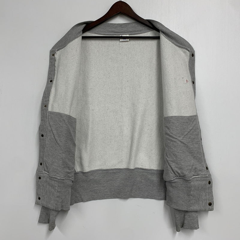 【中古品】【メンズ】 CHAMPION チャンピオン C3-J060R REVERSE WEAVE CARDIGAN リバースウィーブ カーディガン トップス 長袖 148-260521-ya-10-izu サイズ：L カラー：グレー 万代Net店