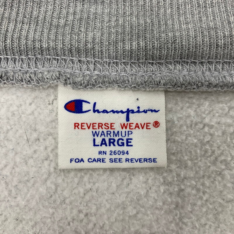 【中古品】【メンズ】 CHAMPION チャンピオン C3-J060R REVERSE WEAVE CARDIGAN リバースウィーブ カーディガン トップス 長袖 148-260521-ya-10-izu サイズ：L カラー：グレー 万代Net店
