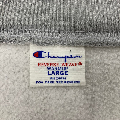 【中古品】【メンズ】 CHAMPION チャンピオン C3-J060R REVERSE WEAVE CARDIGAN リバースウィーブ カーディガン トップス 長袖 148-260521-ya-10-izu サイズ：L カラー：グレー 万代Net店