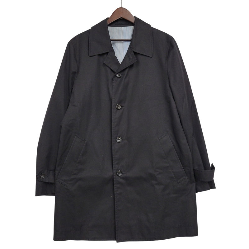 【中古品】【メンズ】 COMME des GARCONS HOMME コムデギャルソンオム SOUTIEN COLLAR COAT HS-C003 AD2006 ステンカラーコート アウター 140-260509-as-09-izu サイズ：S カラー：ブラック 万代Net店
