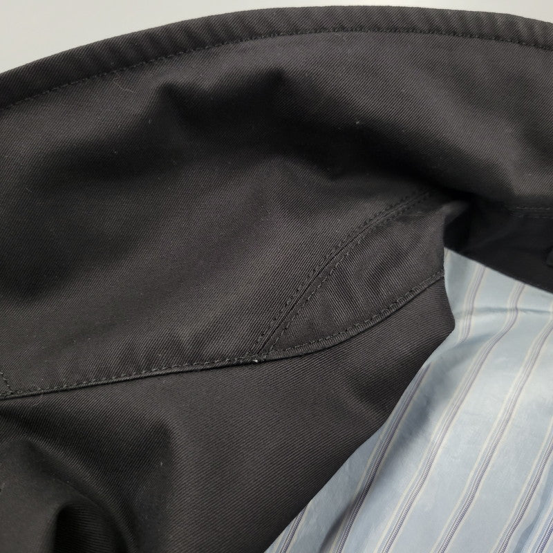 【中古品】【メンズ】 COMME des GARCONS HOMME コムデギャルソンオム SOUTIEN COLLAR COAT HS-C003 AD2006 ステンカラーコート アウター 140-260509-as-09-izu サイズ：S カラー：ブラック 万代Net店