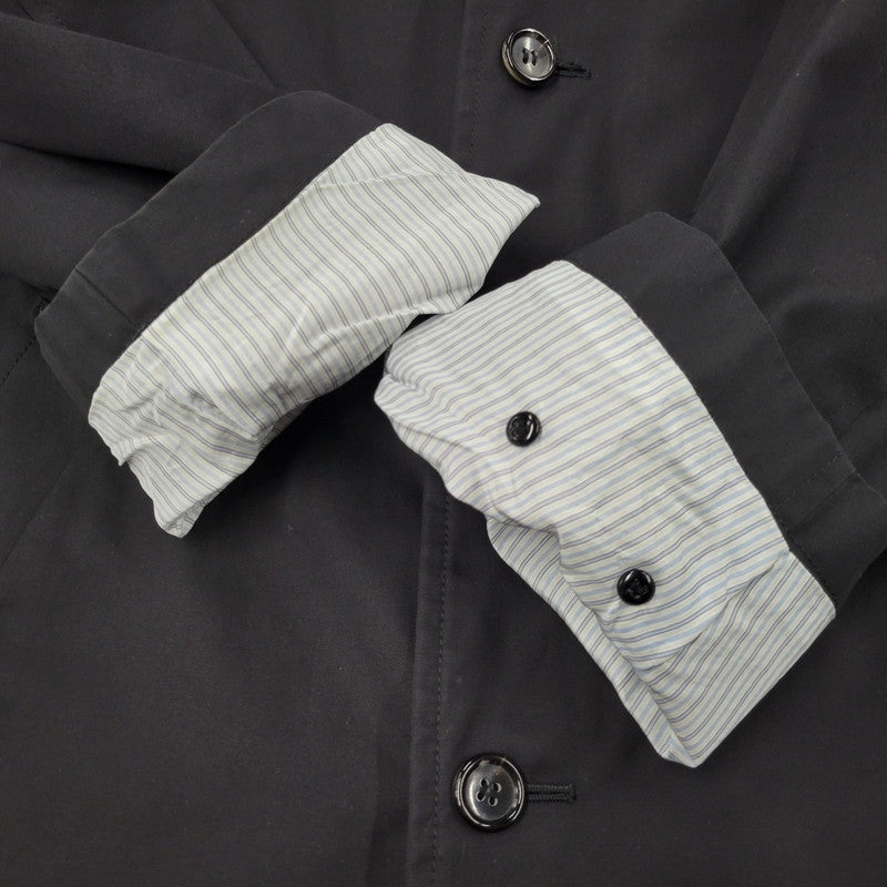 【中古品】【メンズ】 COMME des GARCONS HOMME コムデギャルソンオム SOUTIEN COLLAR COAT HS-C003 AD2006 ステンカラーコート アウター 140-260509-as-09-izu サイズ：S カラー：ブラック 万代Net店