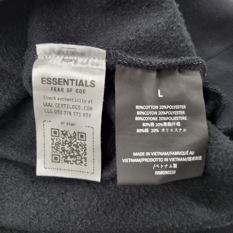 【中古品】【メンズ】 FOG ESSENTIALS エッセンシャルズ CLASSIC FIT FLEECE HOODIE クラシック フィット フリース フーディ パーカー 142-260509-as-11-izu サイズ：L カラー：ブラック 万代Net店