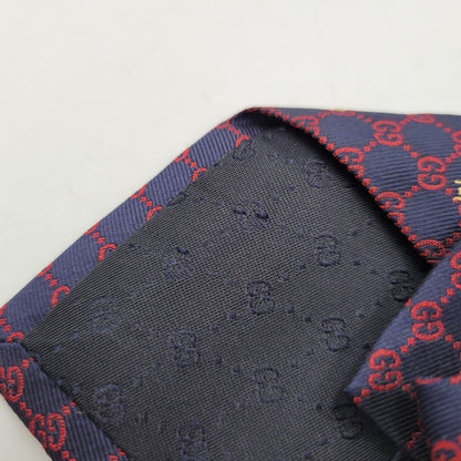 【中古品】【メンズ】 GUCCI グッチ GG＆BEE SILK NECKTIE ジージー アンド ビー シルク ネクタイ 小物 183-260509-cs-25-izu カラー：マルチ 万代Net店